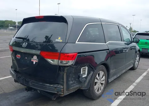 2014 Honda Odyssey Ex-L из США, поврежденный, VIN 5FNRL5H64EB034410